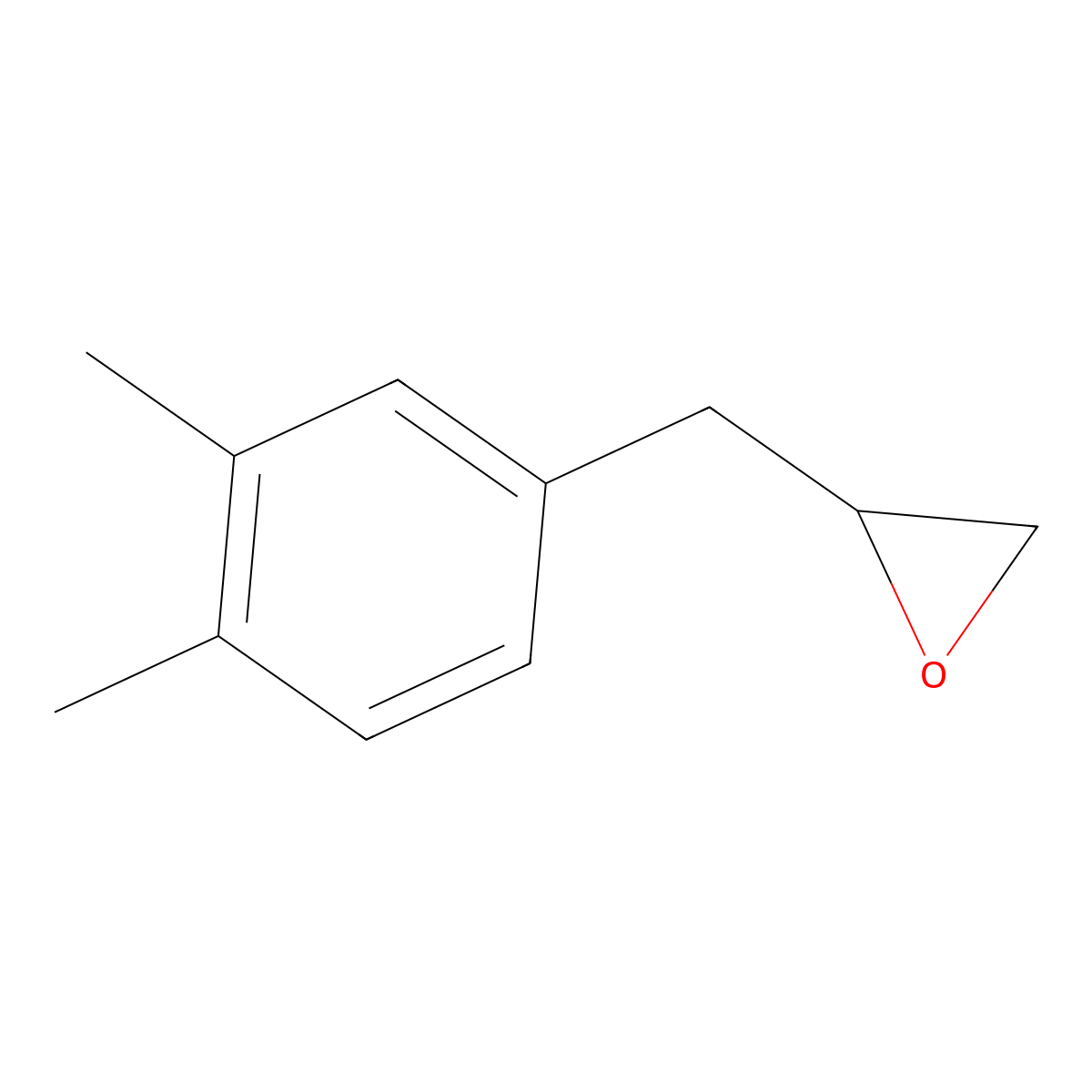2-[(3,4-Dimethylphenyl)methyl]oxirane molecular structure, CAS 1553226-74-6