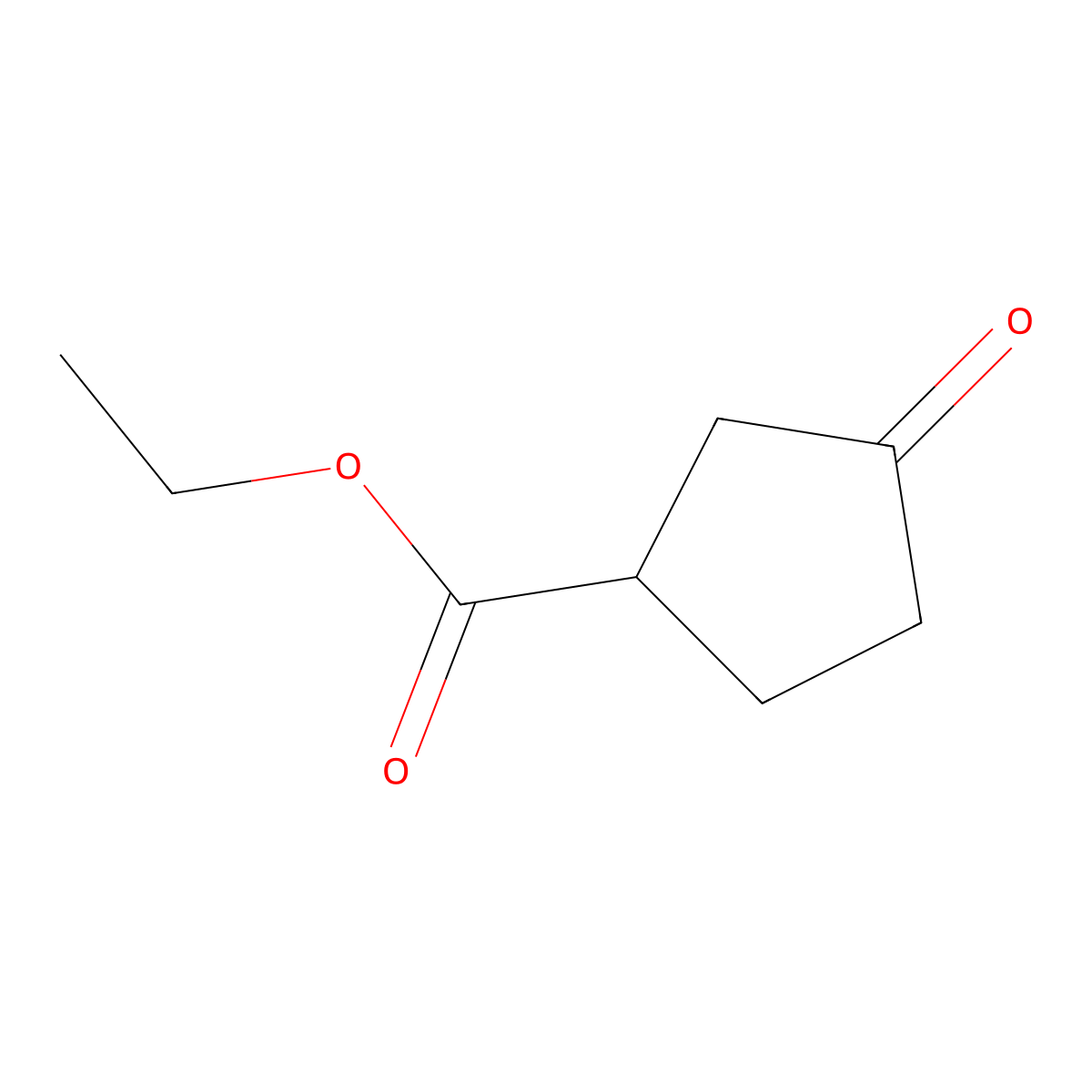 (S)-Ethyl 3-oxocyclopentanecarboxylate molecular structure, CAS 155325-49-8