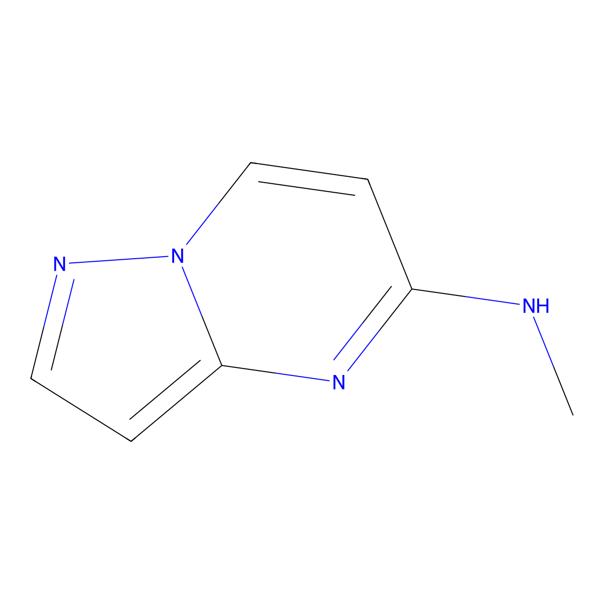 N-methylpyrazolo[1,5-a]pyrimidin-5-amine molecular structure, CAS 1553261-94-1