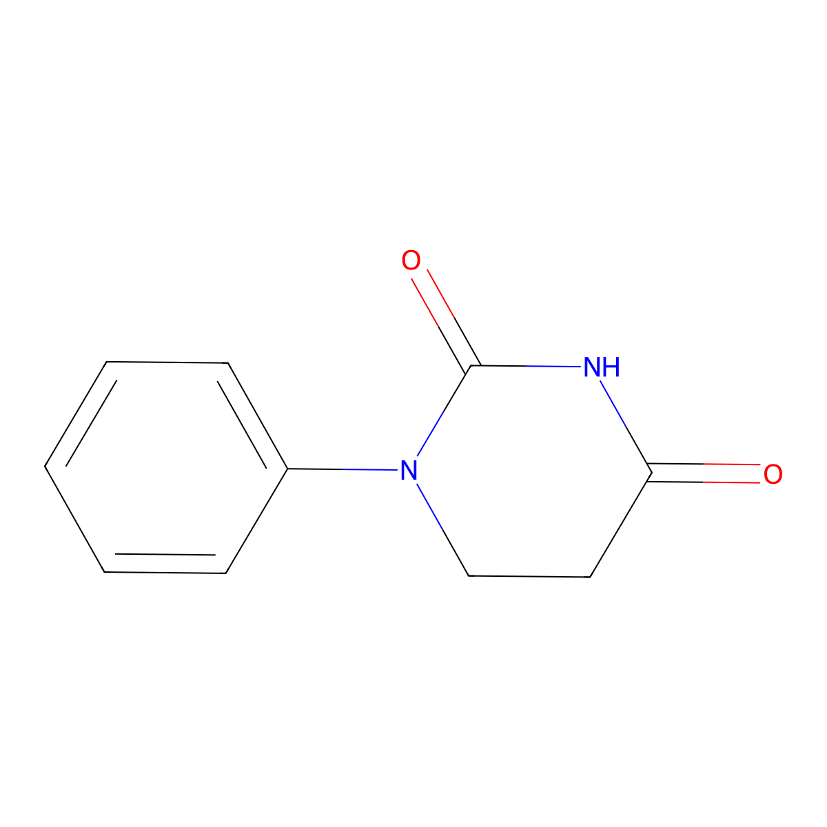 1-Phenyl-1,3-diazinane-2,4-dione molecular structure, CAS 15533-68-3