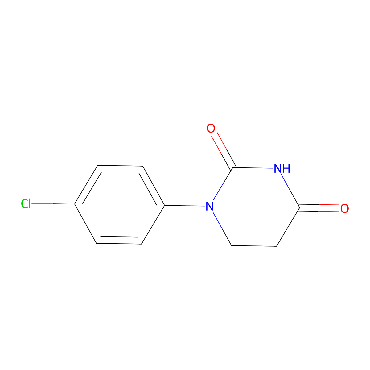 1-(4-Chlorophenyl)dihydro-2,4(1H,3H)-pyrimidinedione molecular structure, CAS 15533-94-5