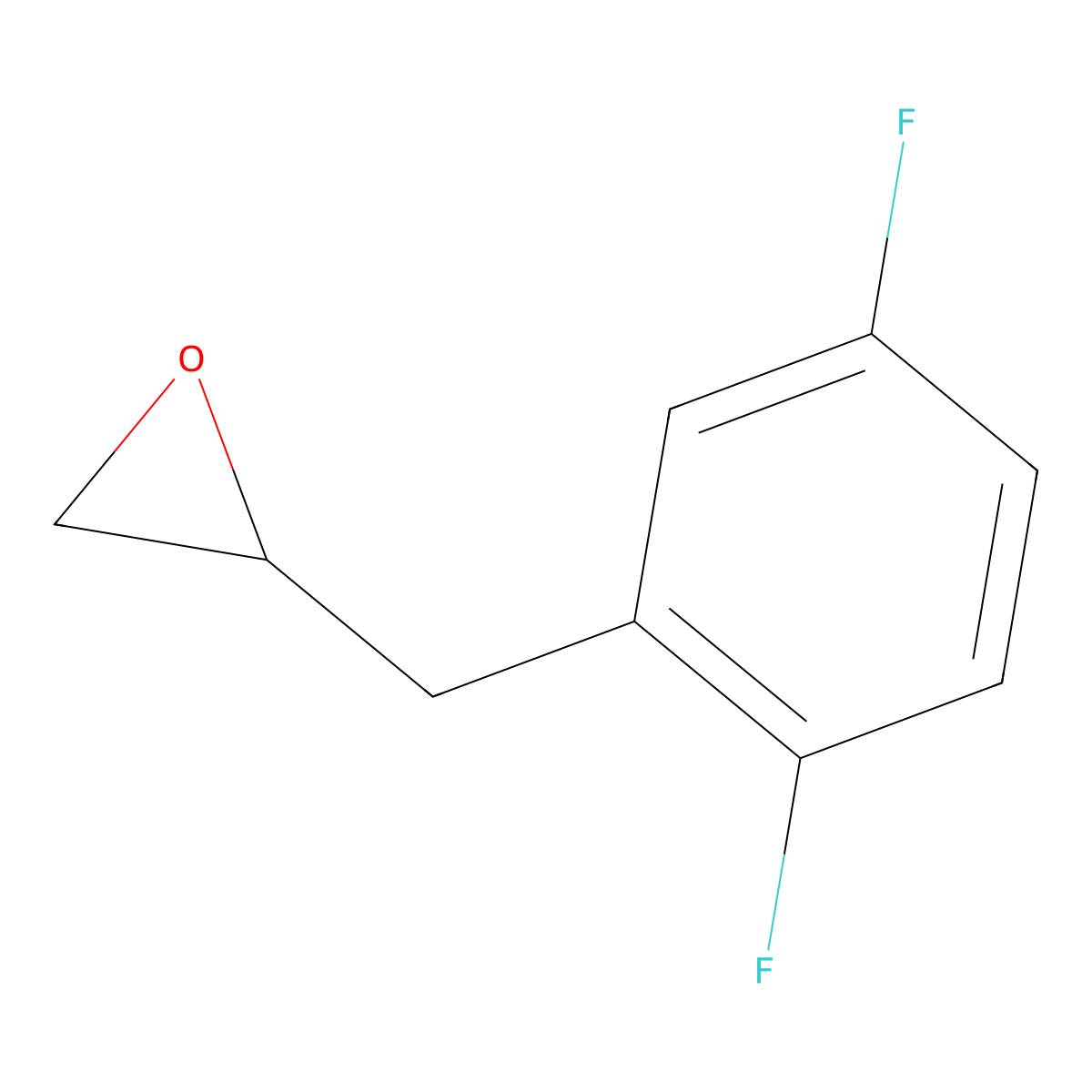 2-[(2,5-Difluorophenyl)methyl]oxirane molecular structure, CAS 1553401-59-4
