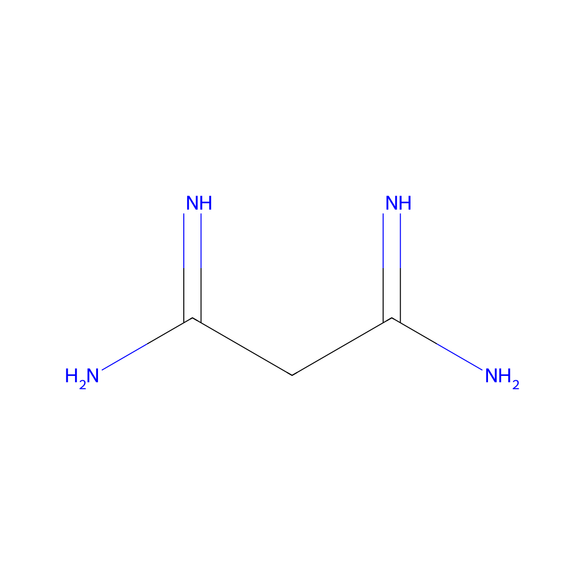 Propanediimidamide molecular structure, CAS 15535-93-0