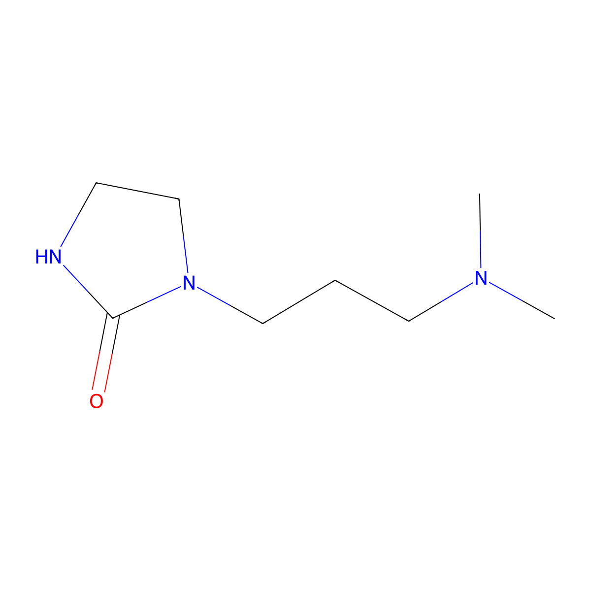 1-[3-(Dimethylamino)propyl]imidazolidin-2-one molecular structure, CAS 1553566-31-6