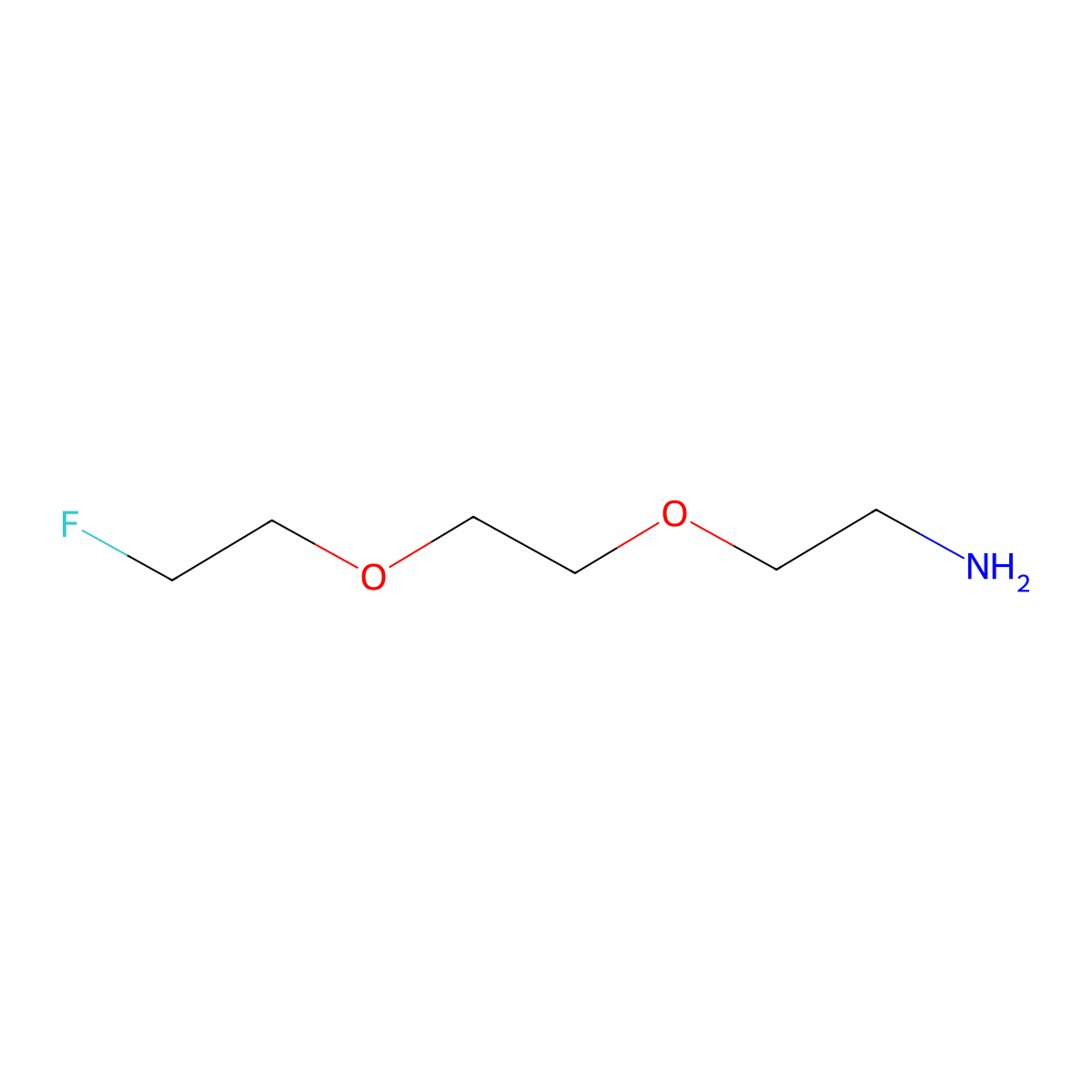 2-(2-(2-Fluoroethoxy)ethoxy)ethan-1-amine molecular structure, CAS 1553569-41-7