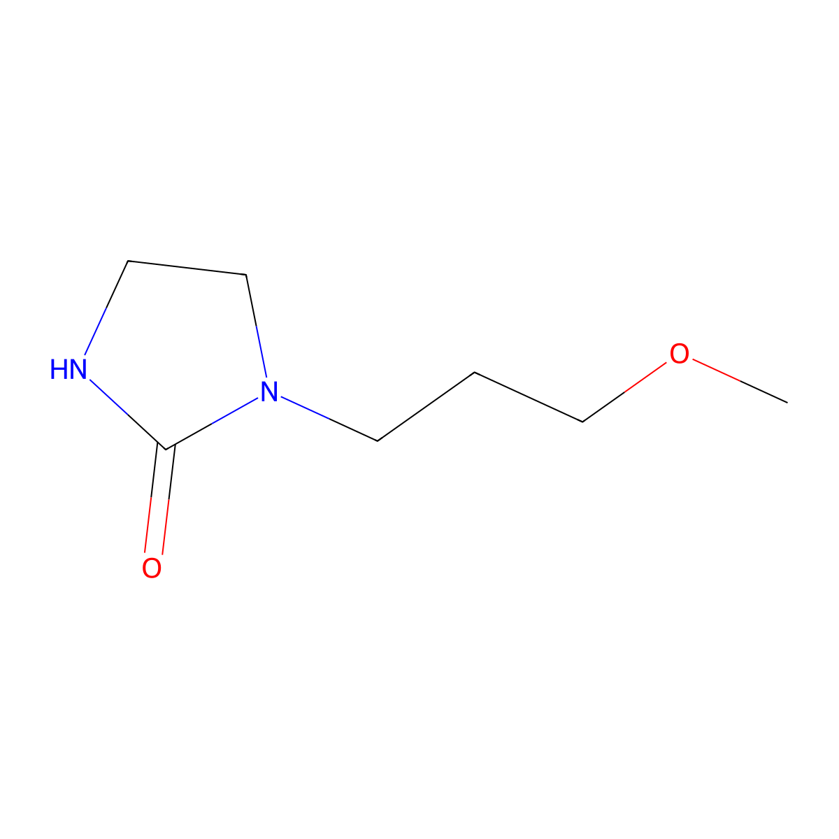 1-(3-Methoxypropyl)imidazolidin-2-one molecular structure, CAS 1553712-23-4