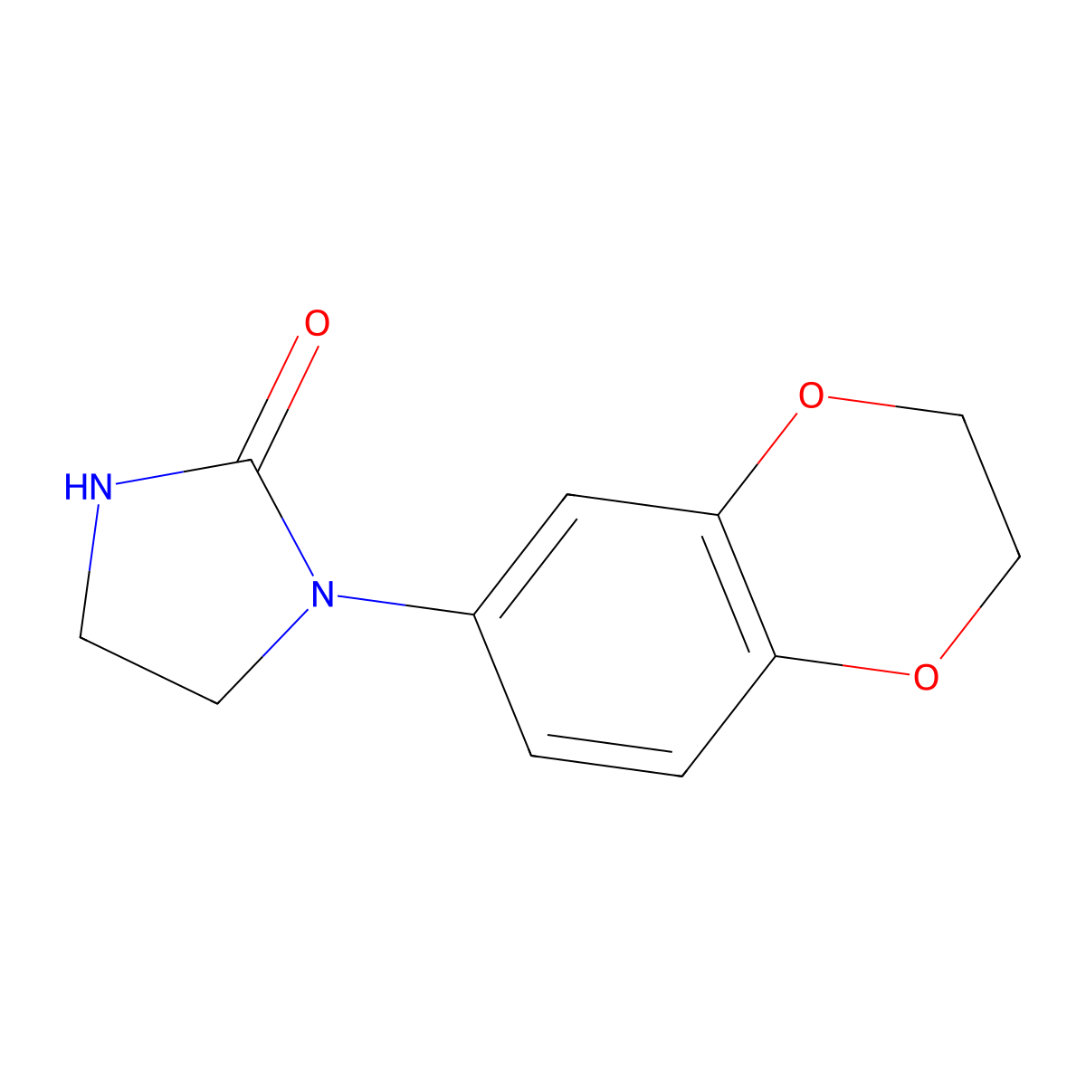 1-(2,3-Dihydrobenzo[b][1,4]dioxin-6-yl)imidazolidin-2-one molecular structure, CAS 1553724-48-3