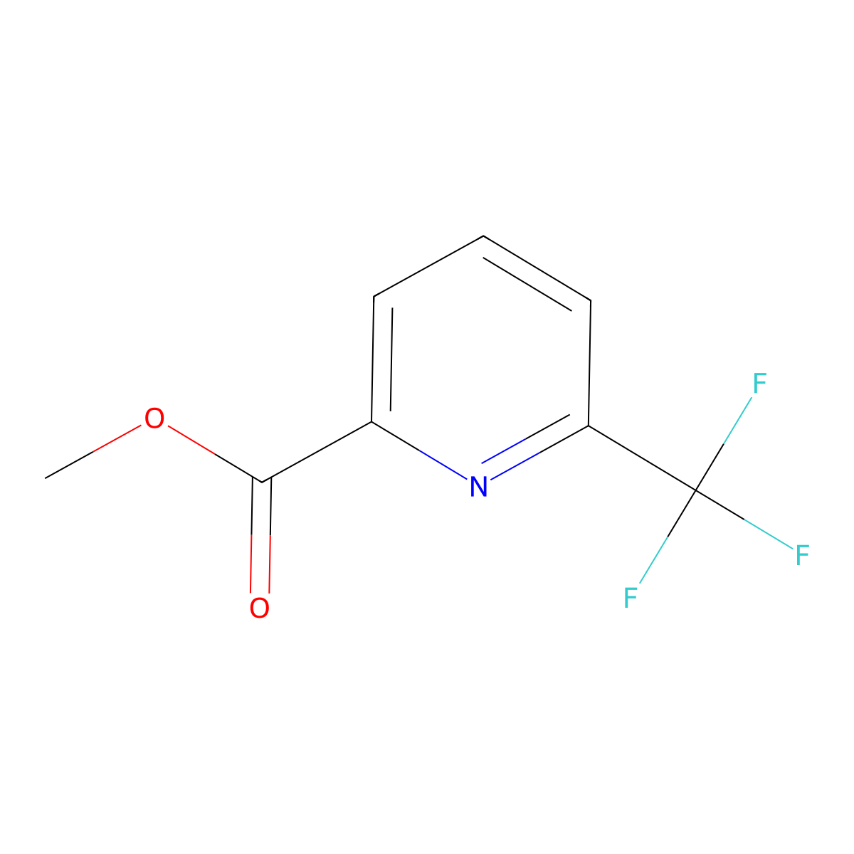 Methyl 6-(trifluoromethyl)pyridine-2-carboxylate molecular structure, CAS 155377-05-2