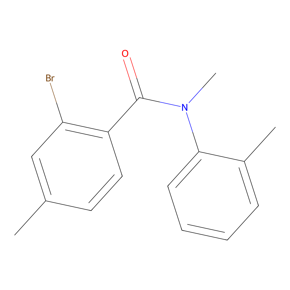 2-Bromo-N,4-dimethyl-N-(2-methylphenyl)benzamide molecular structure, CAS 1553791-98-2