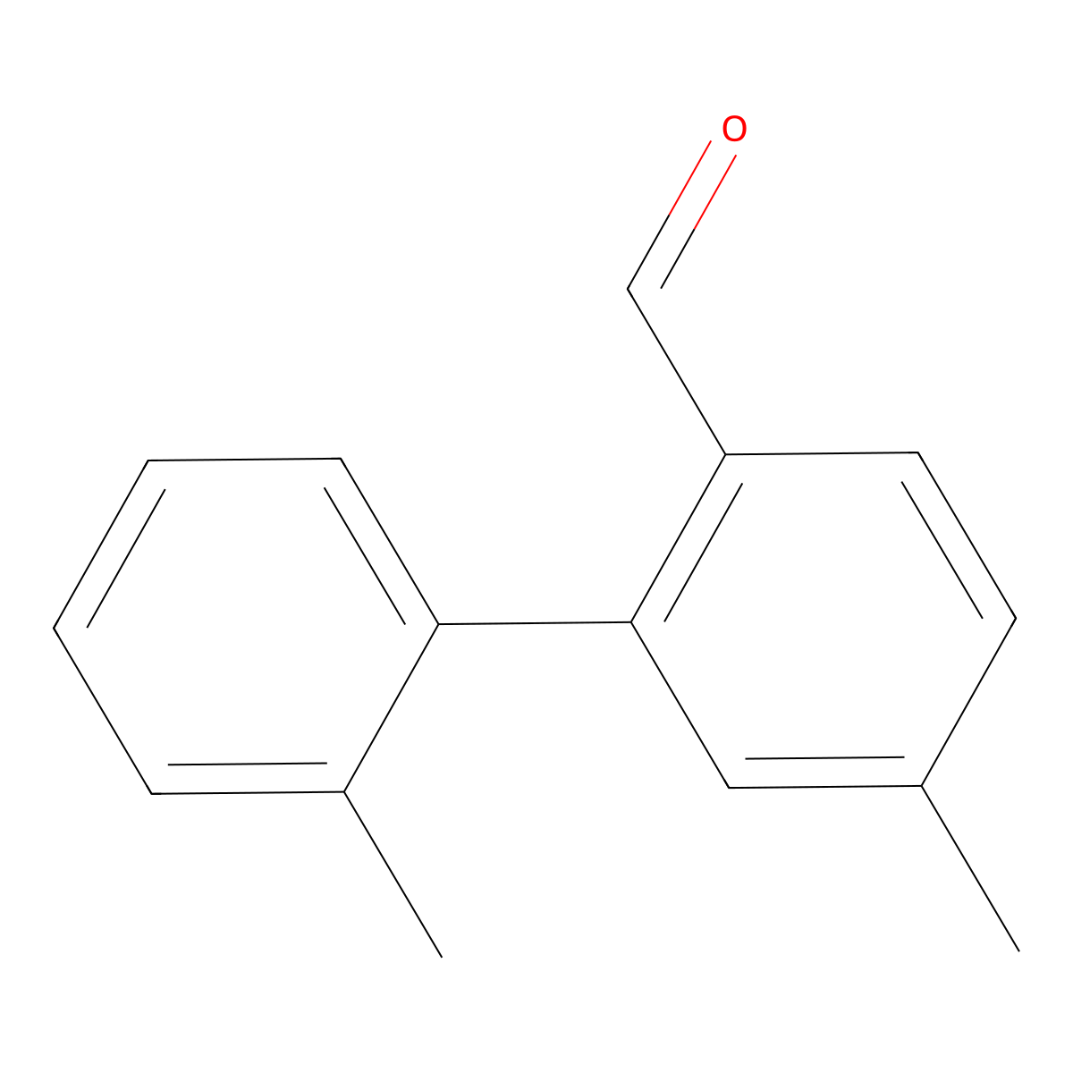 2',5-Dimethyl-[1,1'-biphenyl]-2-carbaldehyde molecular structure, CAS 1553903-80-2