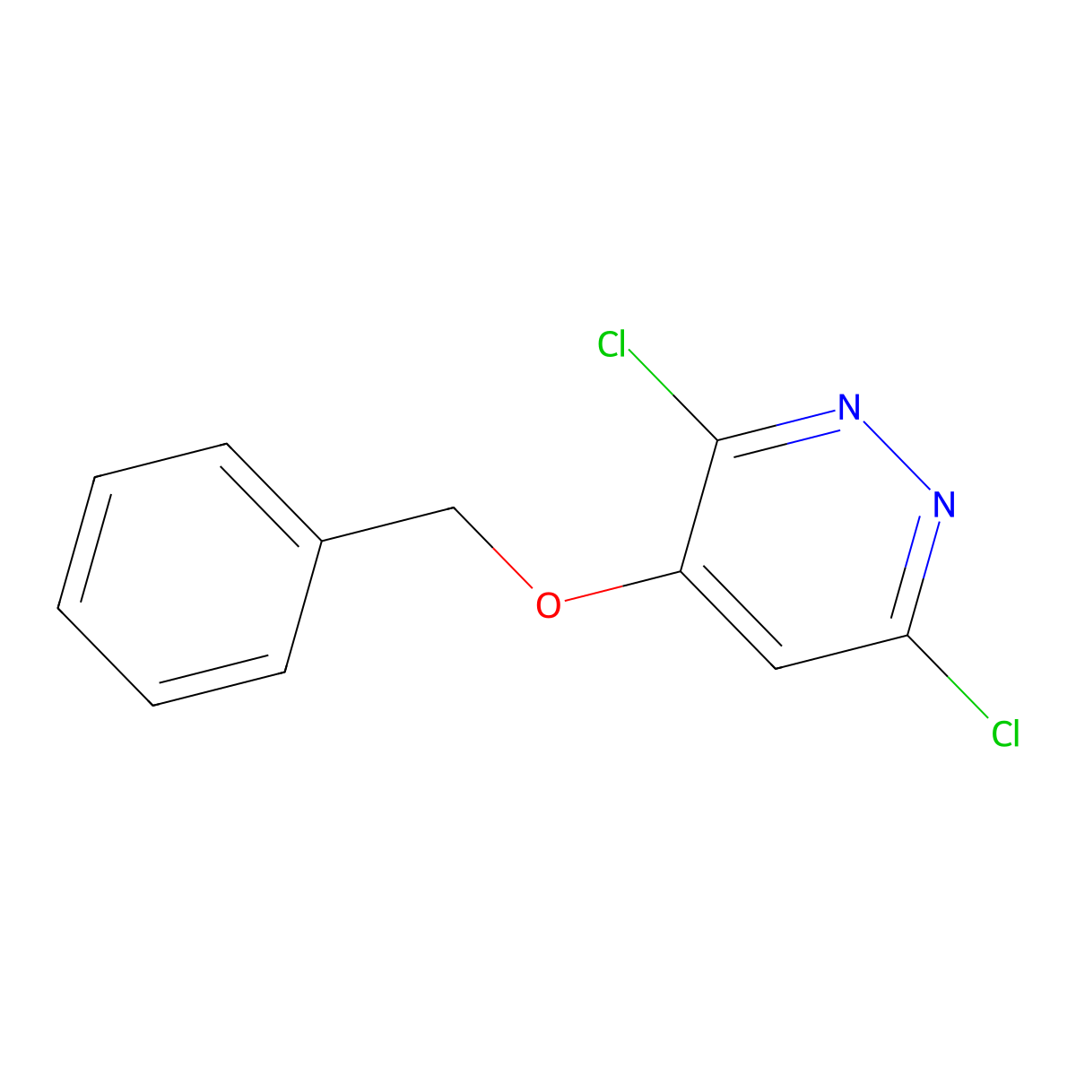 4-(Benzyloxy)-3,6-dichloropyridazine molecular structure, CAS 1553904-41-8