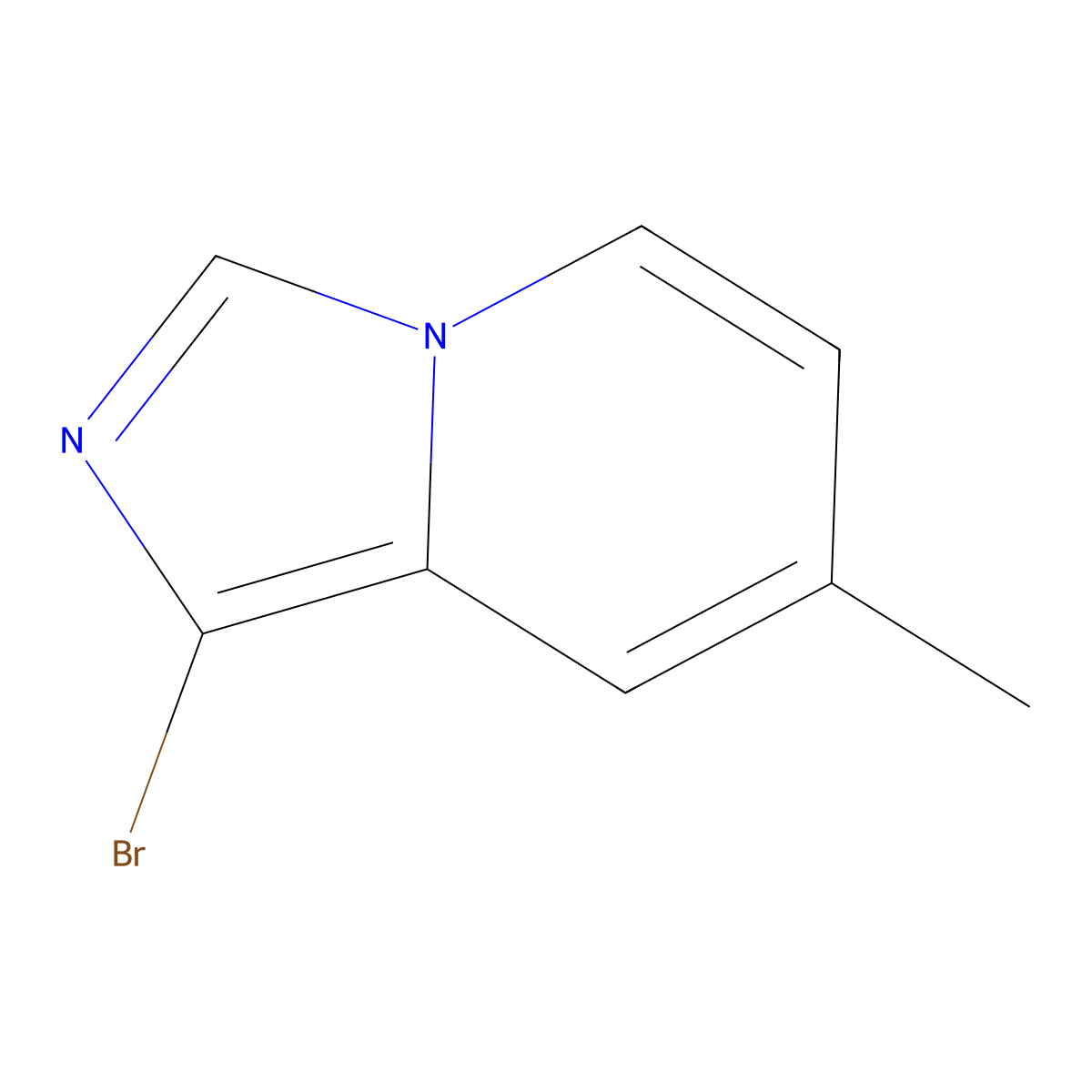 1-Bromo-7-methylimidazo[1,5-a]pyridine molecular structure, CAS 1554002-56-0