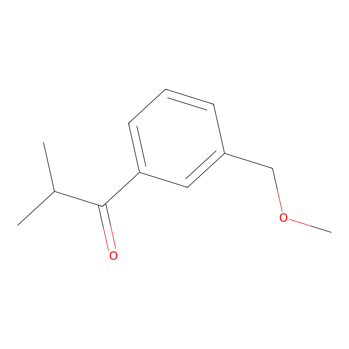 1-(3-(Methoxymethyl)phenyl)-2-methylpropan-1-one molecular structure, CAS 1554109-23-7