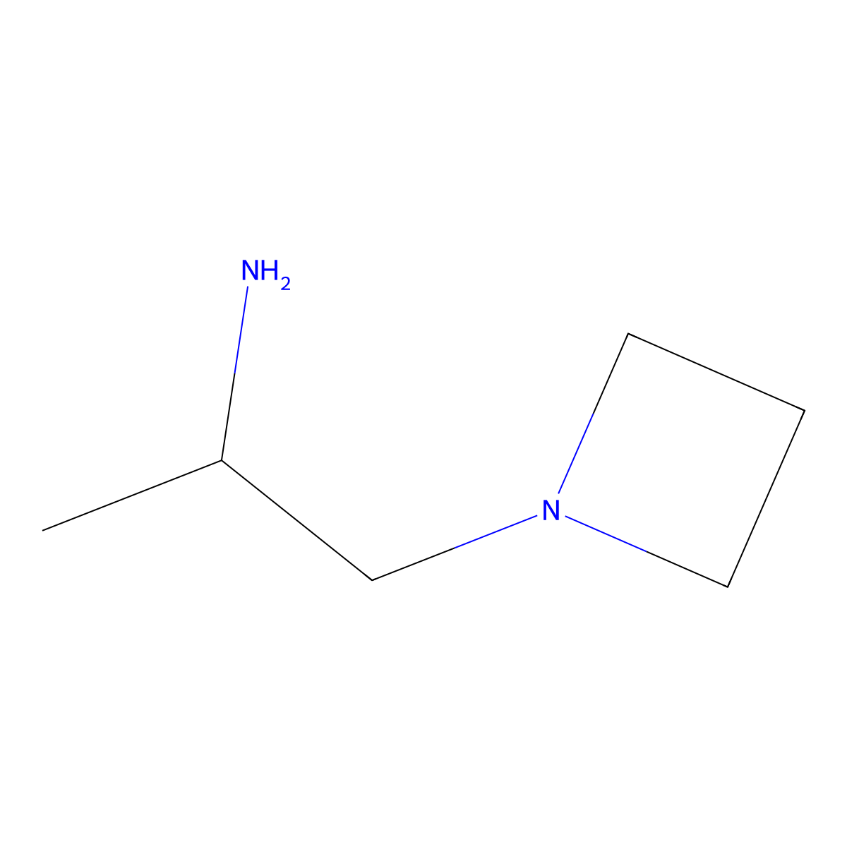 1-(Azetidin-1-yl)propan-2-amine molecular structure, CAS 1554144-96-5