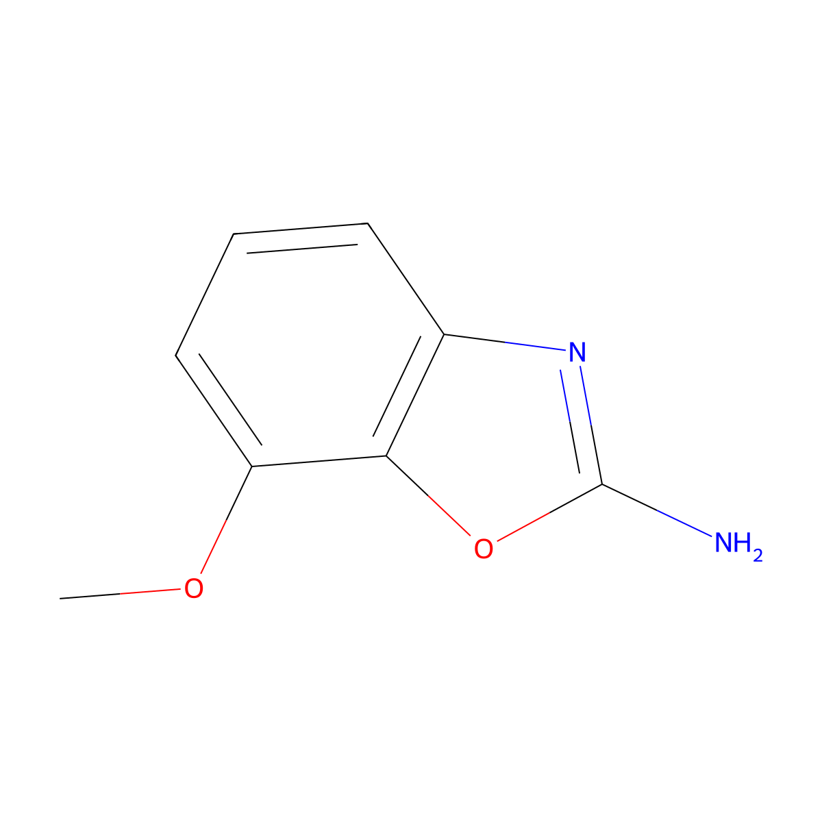7-Methoxybenzo[d]oxazol-2-amine molecular structure, CAS 1554147-50-0