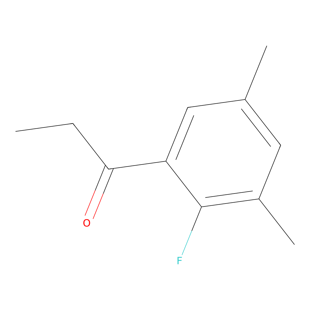 1-(2-Fluoro-3,5-dimethylphenyl)-1-propanone molecular structure, CAS 1554147-52-2
