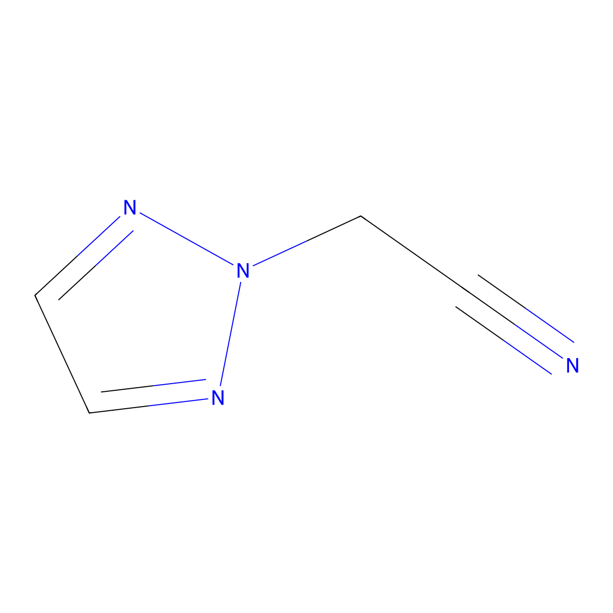 2-(2H-1,2,3-triazol-2-yl)acetonitrile molecular structure, CAS 1554159-63-5