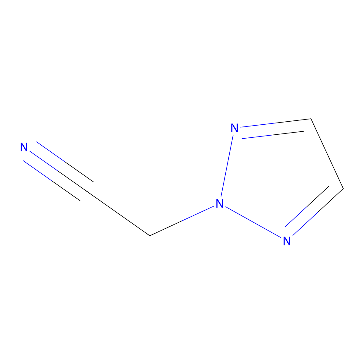 2-(2H-1,2,3-triazol-2-yl)acetonitrile molecular structure, CAS 1554159-63-5