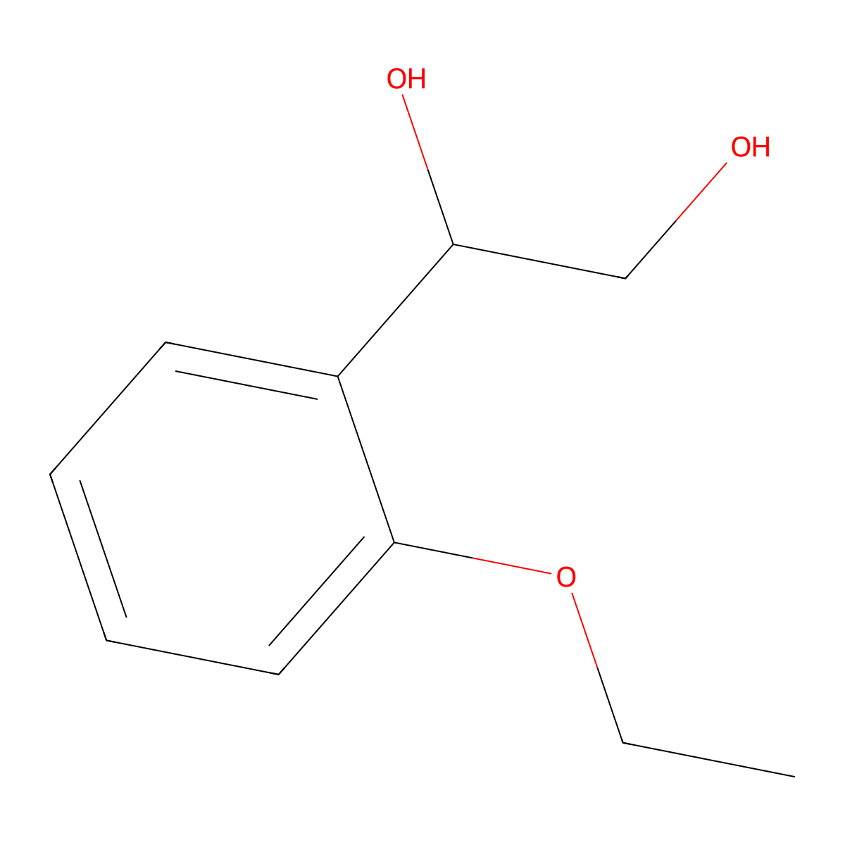 1-(2-Ethoxyphenyl)ethane-1,2-diol molecular structure, CAS 1554220-30-2
