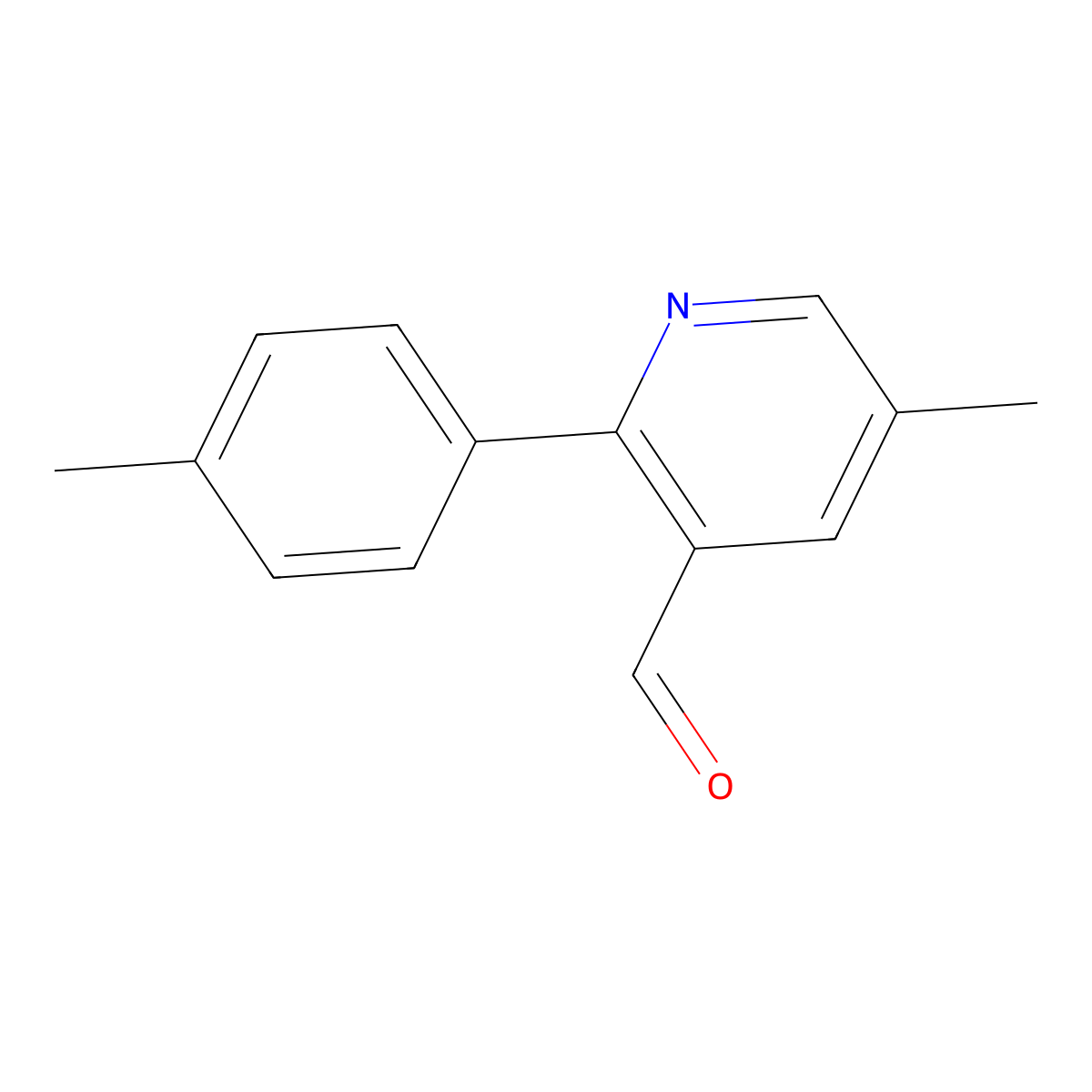 5-Methyl-2-(p-tolyl)nicotinaldehyde molecular structure, CAS 1554258-34-2
