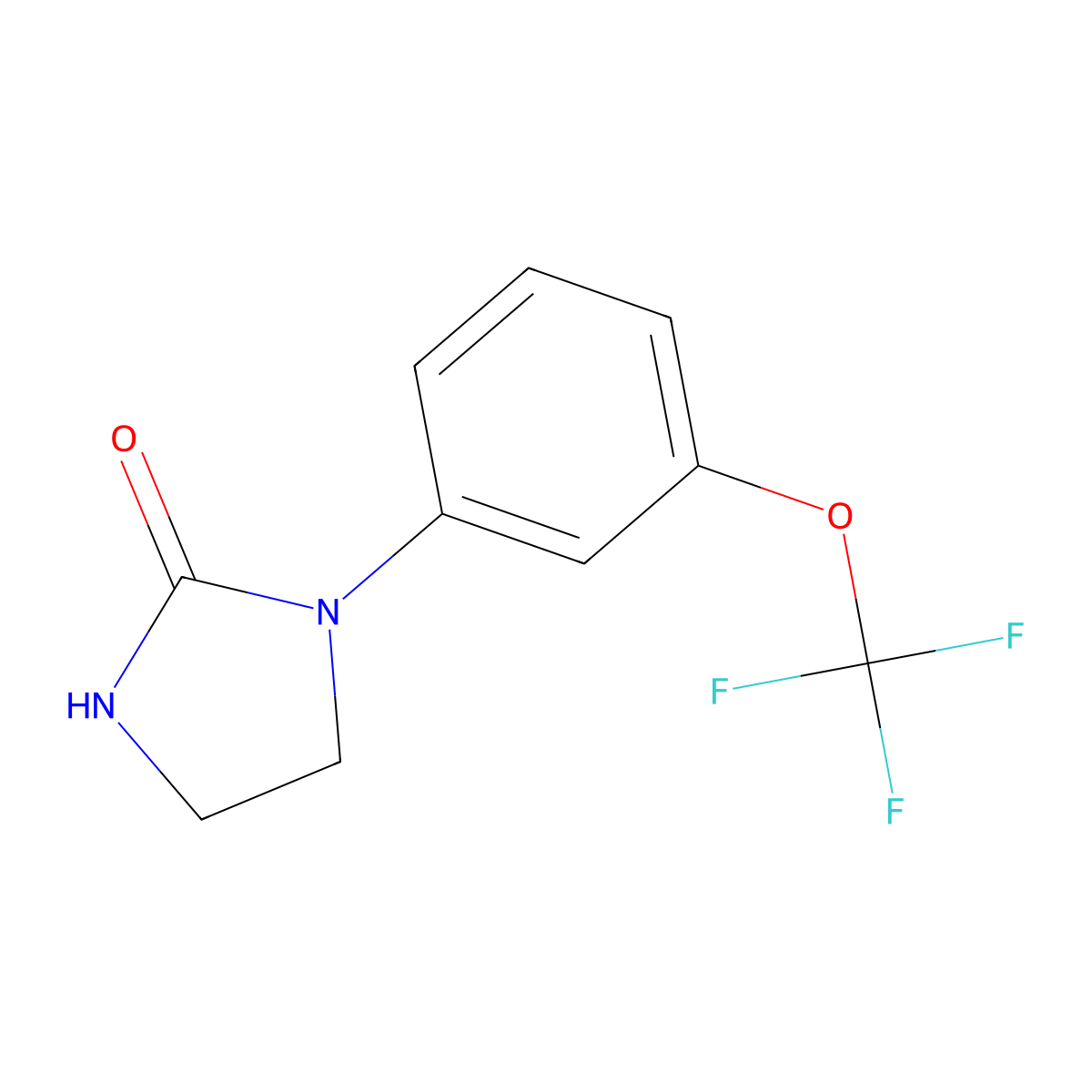 1-(3-Trifluoromethoxyphenyl)-imidazolidin-2-one molecular structure, CAS 1554285-69-6