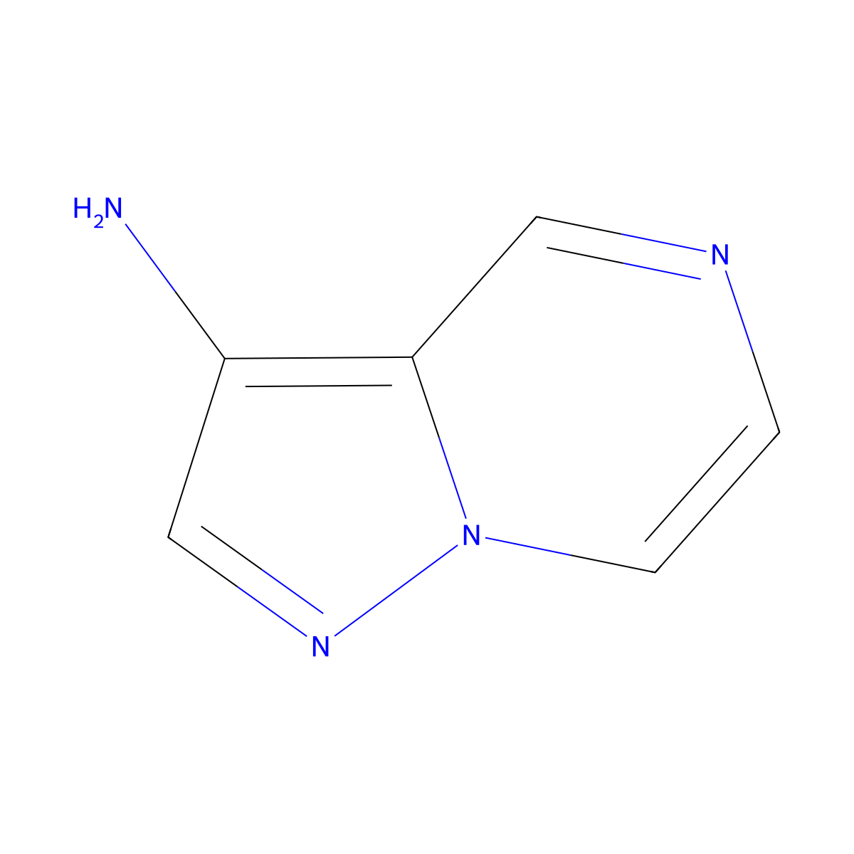 Pyrazolo(1,5-a)pyrazin-3-amine molecular structure, CAS 1554291-93-8