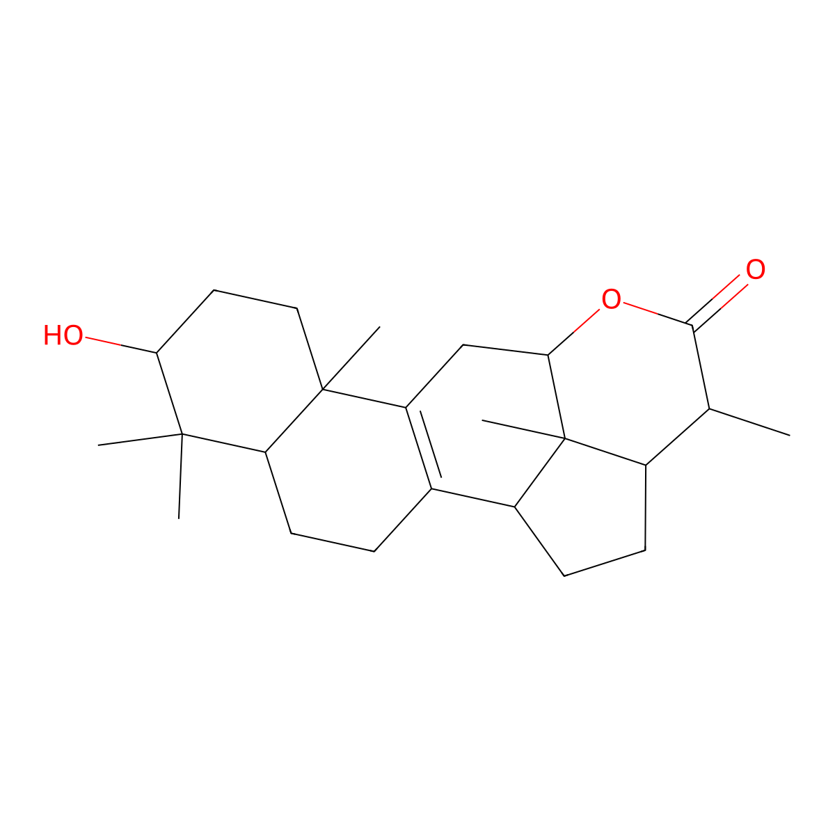 Carbolactona molecular structure, CAS 155443-55-3