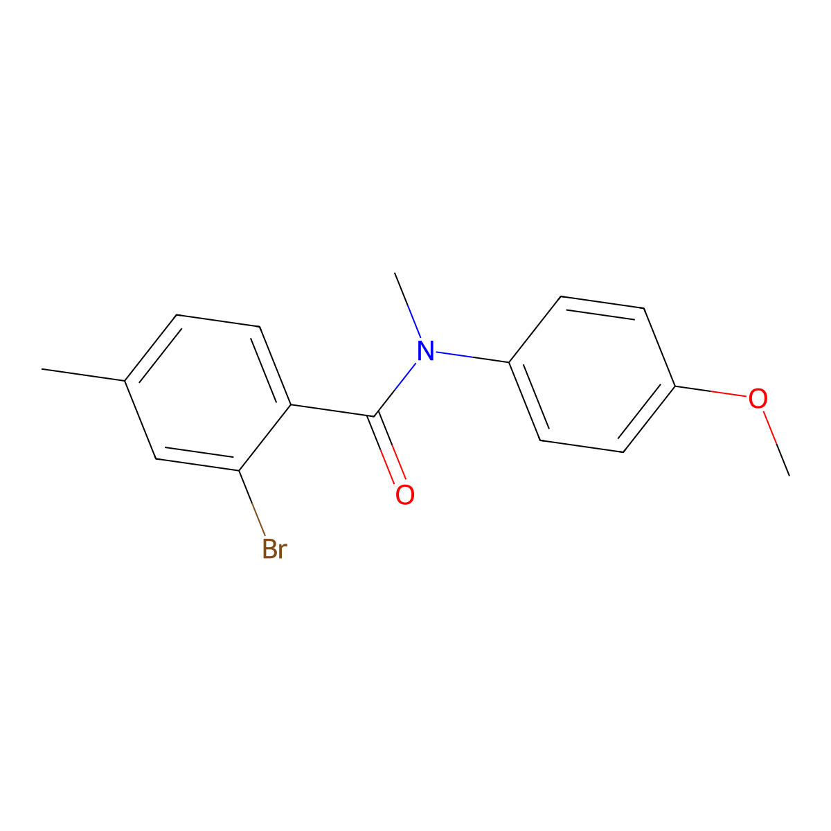 2-Bromo-N-(4-methoxyphenyl)-N,4-dimethylbenzamide molecular structure, CAS 1554450-67-7