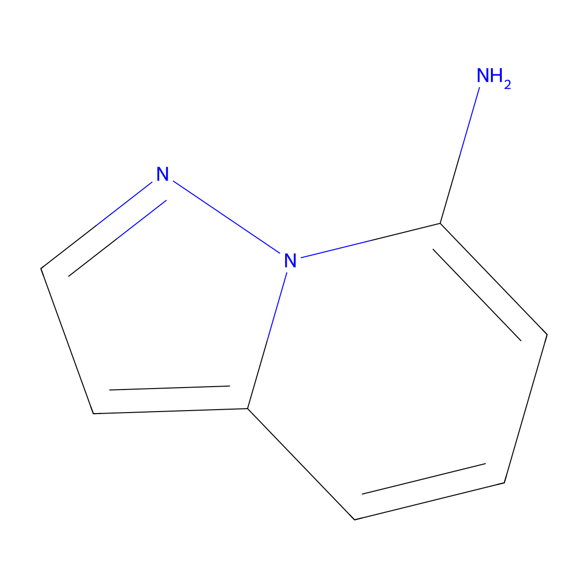 Pyrazolo(1,5-a)pyridin-7-amine molecular structure, CAS 1554453-28-9
