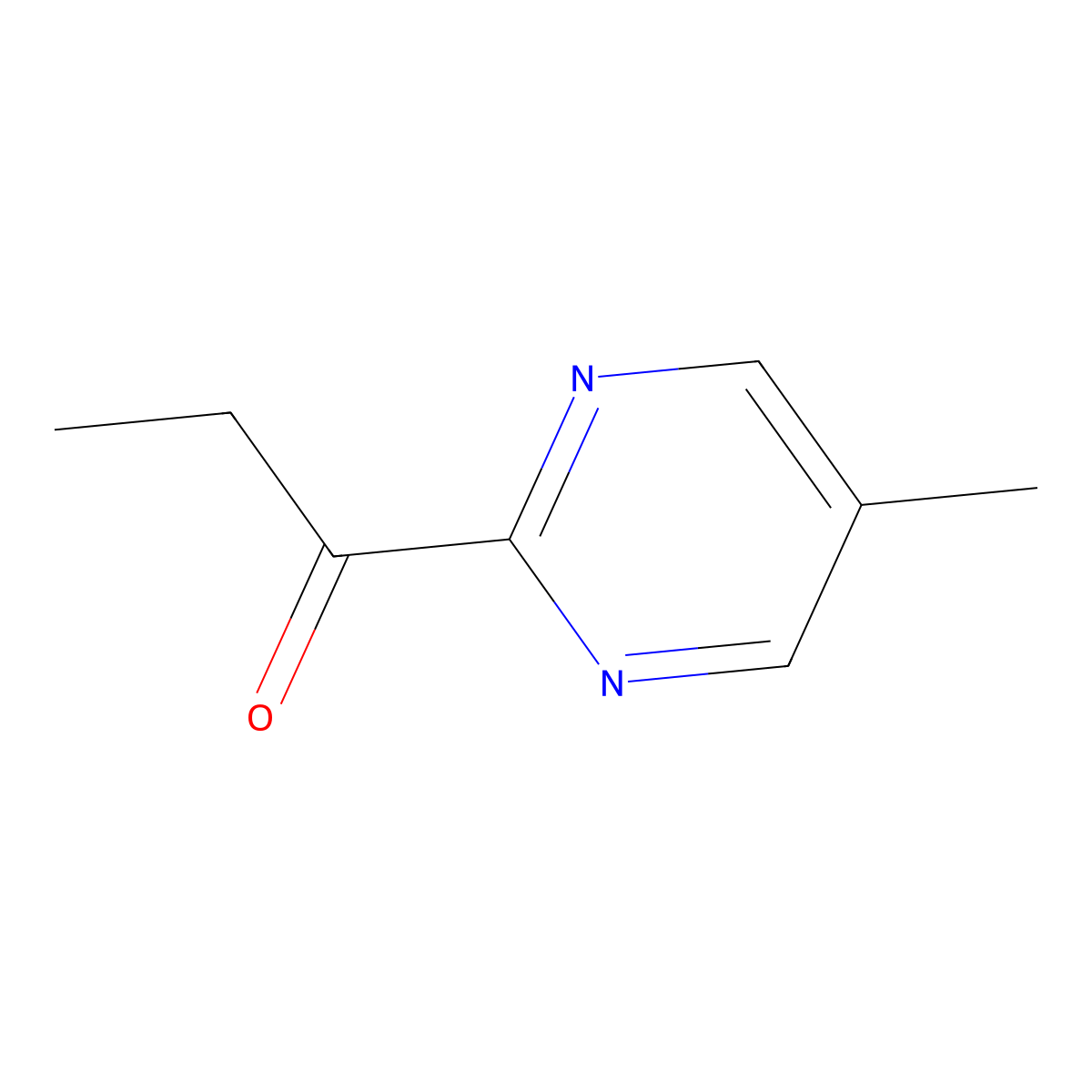 1-(5-Methylpyrimidin-2-yl)propan-1-one molecular structure, CAS 1554525-62-0