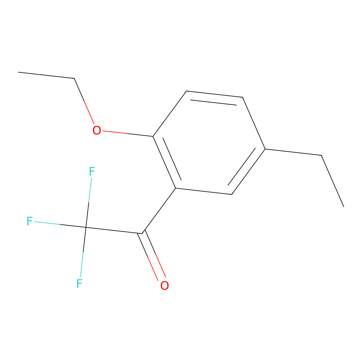1-(2-Ethoxy-5-ethylphenyl)-2,2,2-trifluoroethanone molecular structure, CAS 1554541-80-8