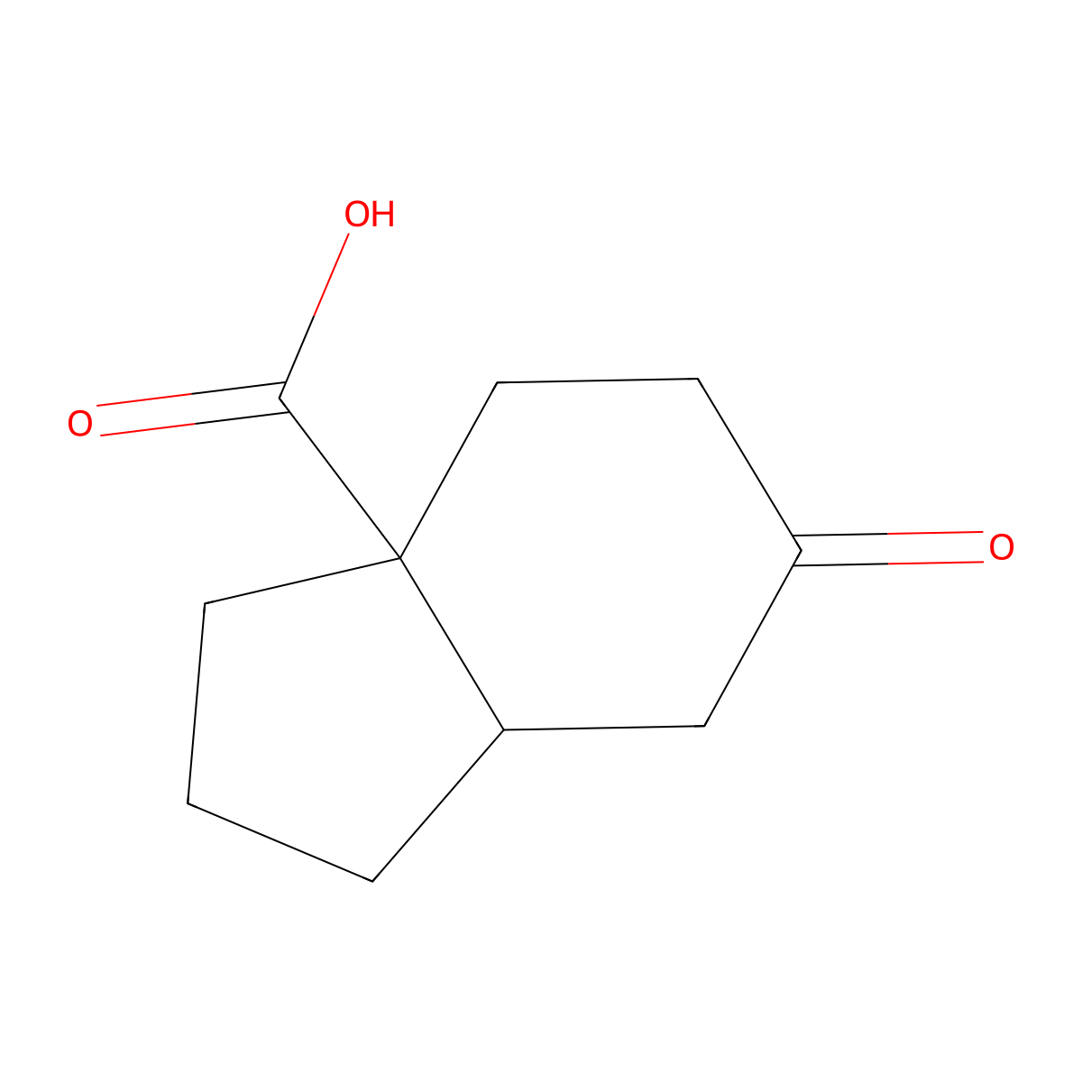 6-oxo-octahydro-1H-indene-3a-carboxylic acid molecular structure, CAS 1554588-19-0