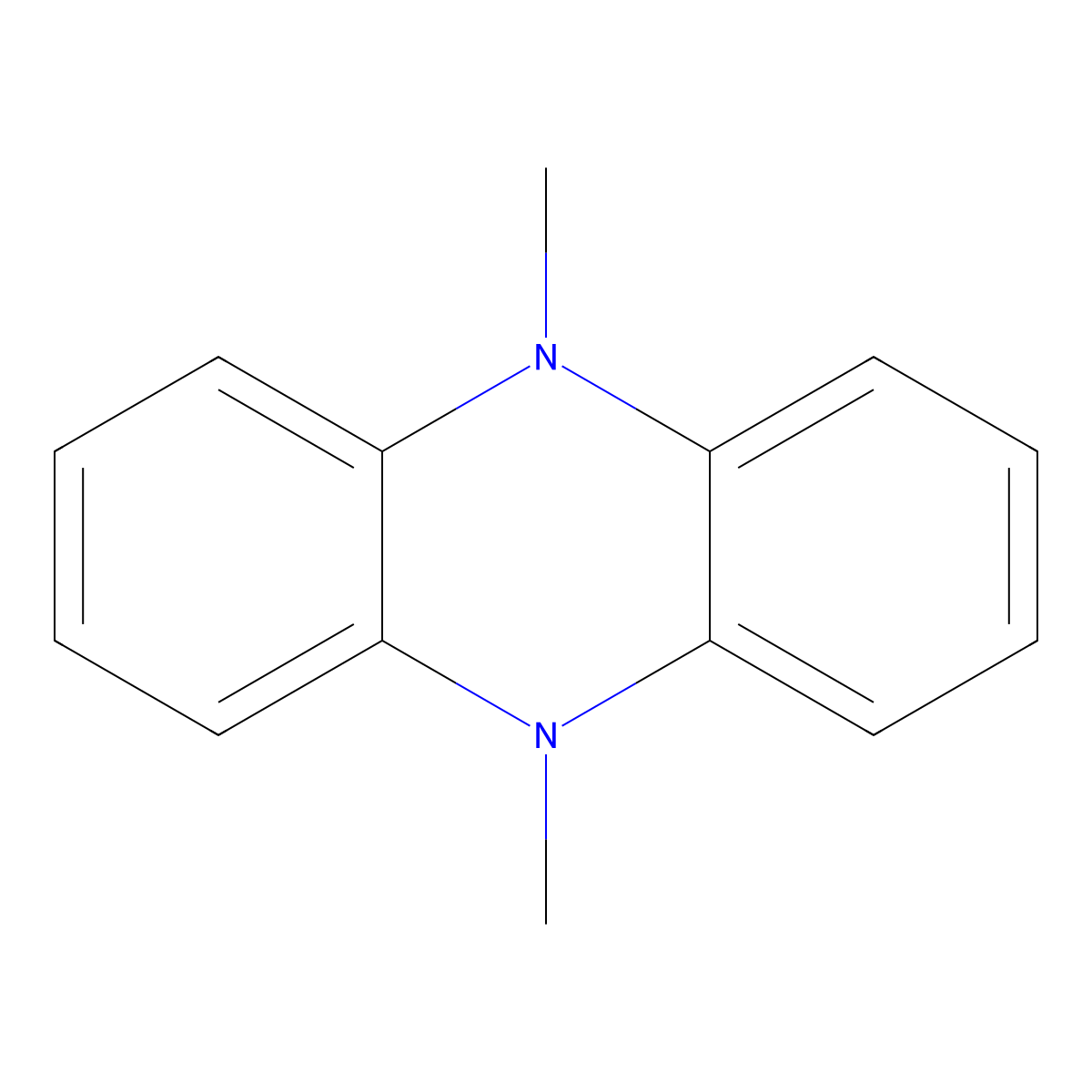 5,10-Dihydro-5,10-dimethylphenazine molecular structure, CAS 15546-75-5