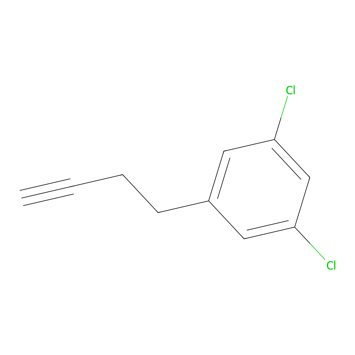 1-(But-3-yn-1-yl)-3,5-dichlorobenzene molecular structure, CAS 1554617-21-8