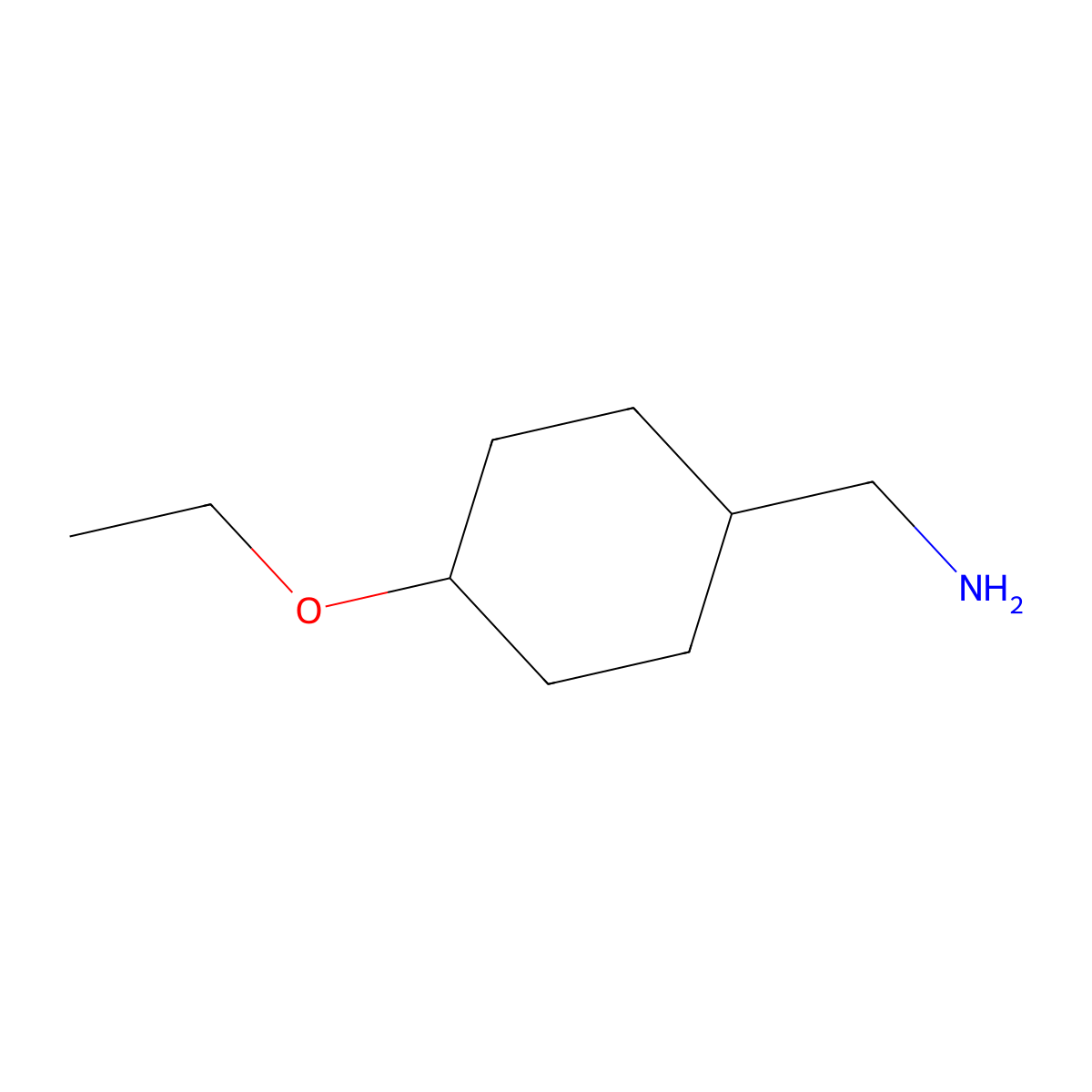 (4-Ethoxycyclohexyl)methanamine molecular structure, CAS 1554653-51-8