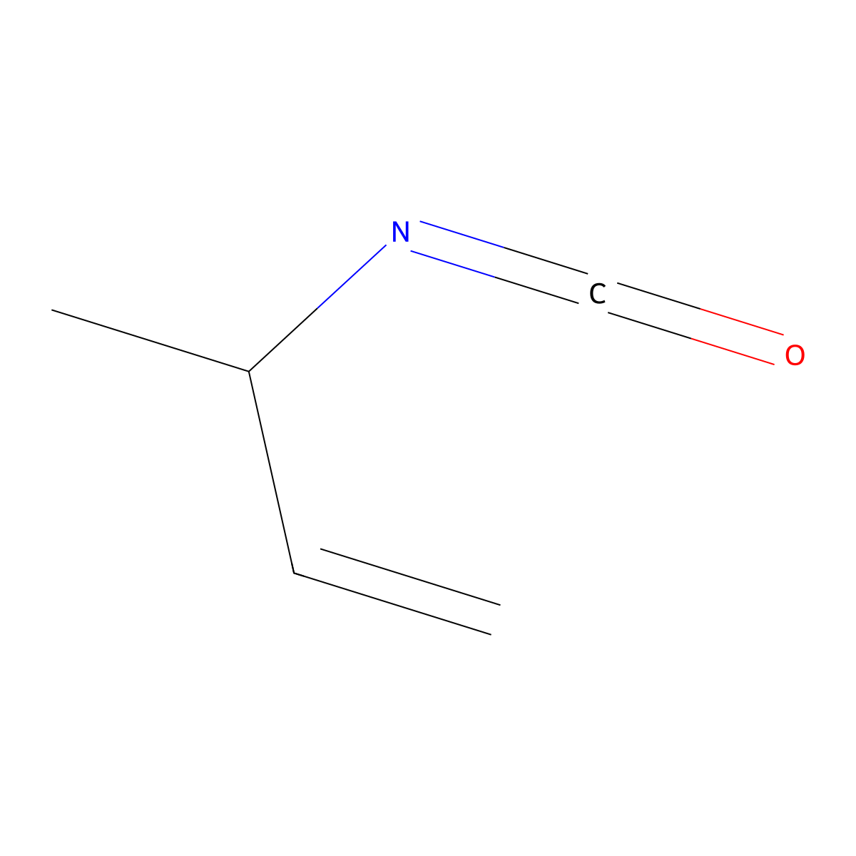 3-Isocyanatobut-1-ene molecular structure, CAS 155469-99-1