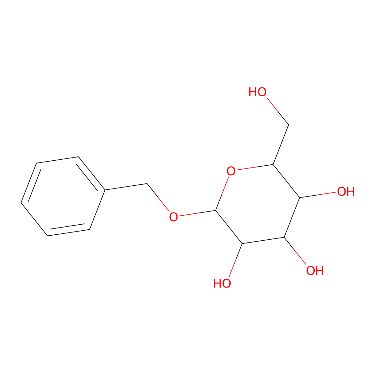 2-(Hydroxymethyl)-6-phenylmethoxyoxane-3,4,5-triol molecular structure, CAS 15548-45-5