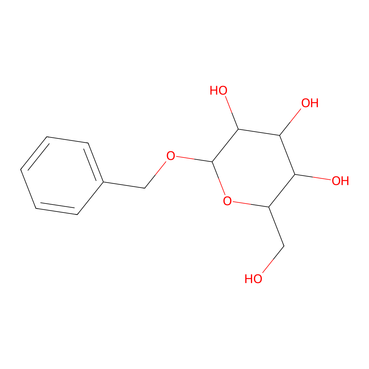2-(Hydroxymethyl)-6-phenylmethoxyoxane-3,4,5-triol molecular structure, CAS 15548-45-5