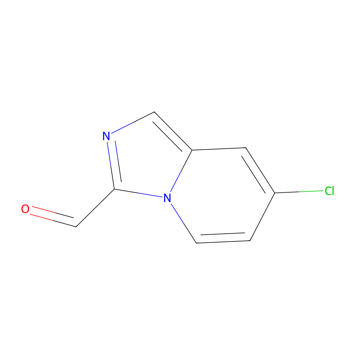 7-Chloroimidazo[1,5-a]pyridine-3-carbaldehyde molecular structure, CAS 1554830-02-2