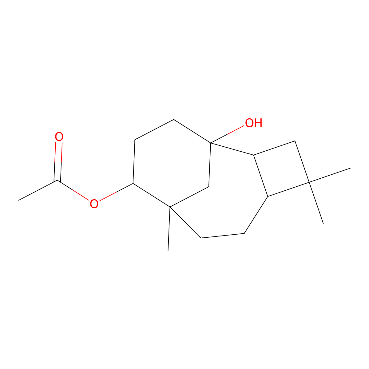 1,9-Caryolanediol 9-acetate molecular structure, CAS 155488-34-9
