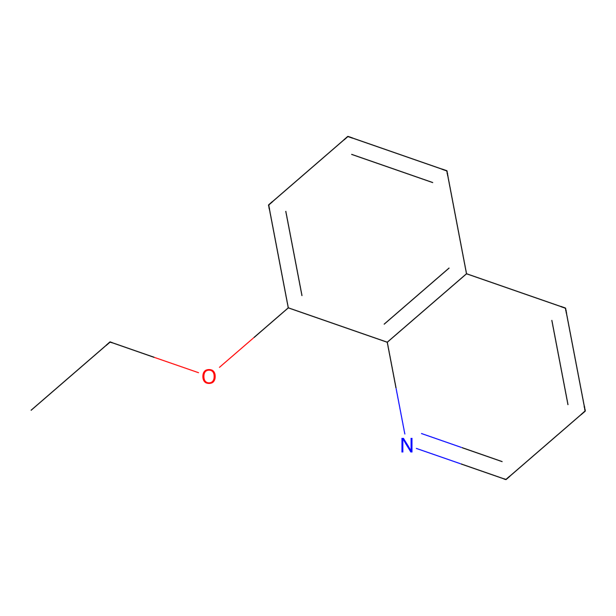 8-Ethoxyquinoline molecular structure, CAS 1555-94-8