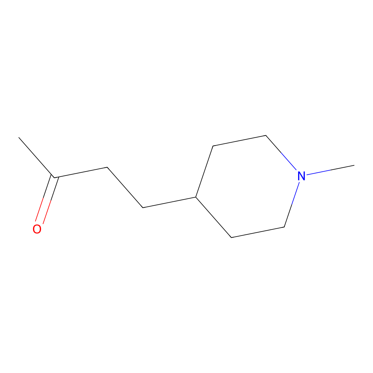 4-(1-Methylpiperidin-4-yl)butan-2-one molecular structure, CAS 1555183-89-5