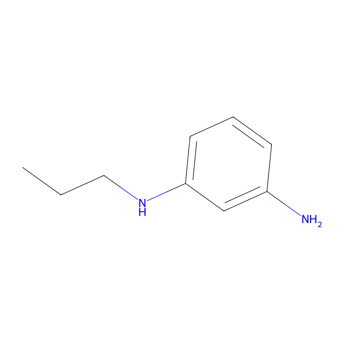 N1-propylbenzene-1,3-diamine molecular structure, CAS 155525-49-8