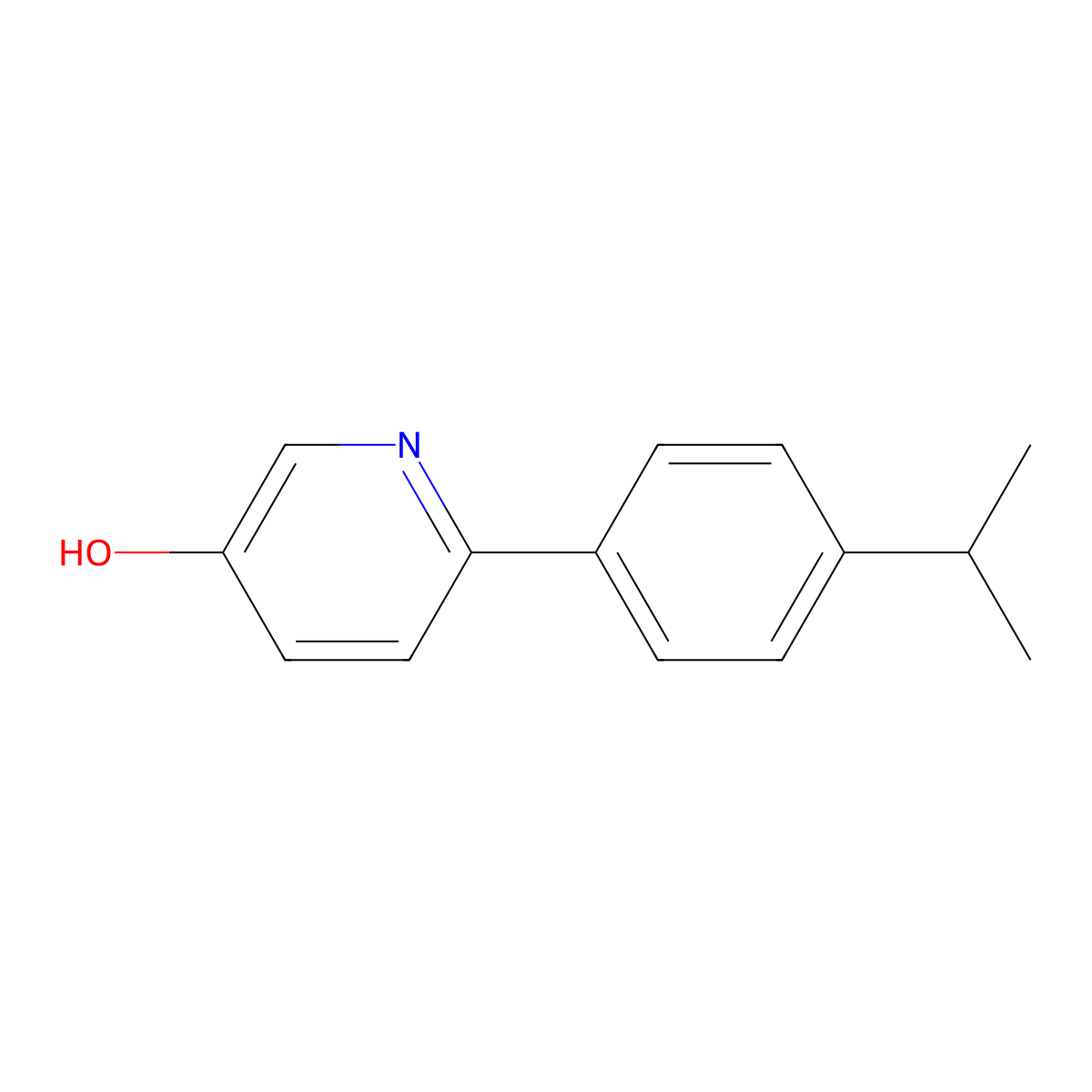 6-(4-Isopropylphenyl)pyridin-3-ol molecular structure, CAS 1555312-42-9
