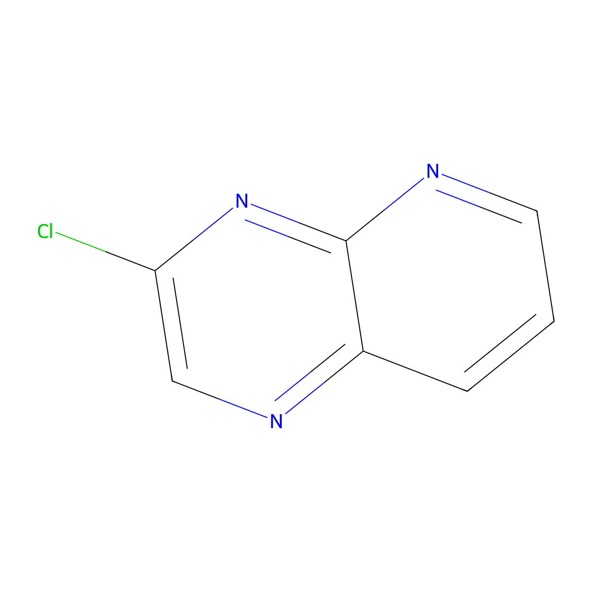 3-Chloropyrido[2,3-b]pyrazine molecular structure, CAS 155535-23-2