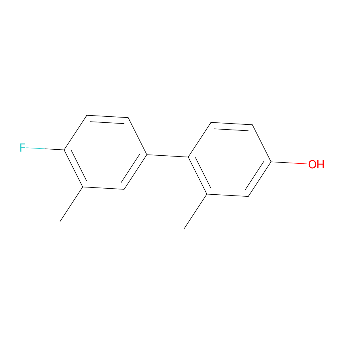 4'-Fluoro-2,3'-dimethyl[1,1'-biphenyl]-4-ol molecular structure, CAS 1555366-11-4