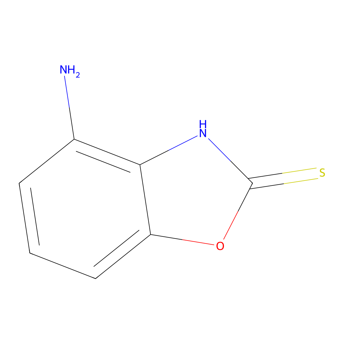 4-Aminobenzo[D]oxazole-2-thiol molecular structure, CAS 155559-79-8