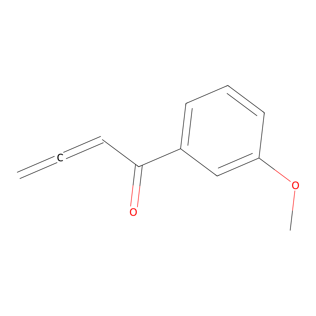 1-(3-Methoxyphenyl)buta-2,3-dien-1-one molecular structure, CAS 155586-44-0