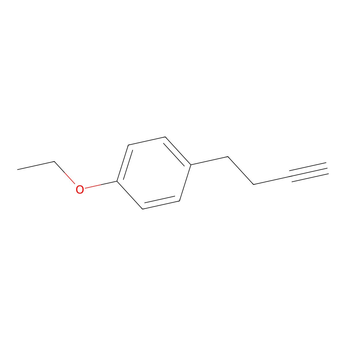 1-(But-3-yn-1-yl)-4-ethoxybenzene molecular structure, CAS 1555893-83-8