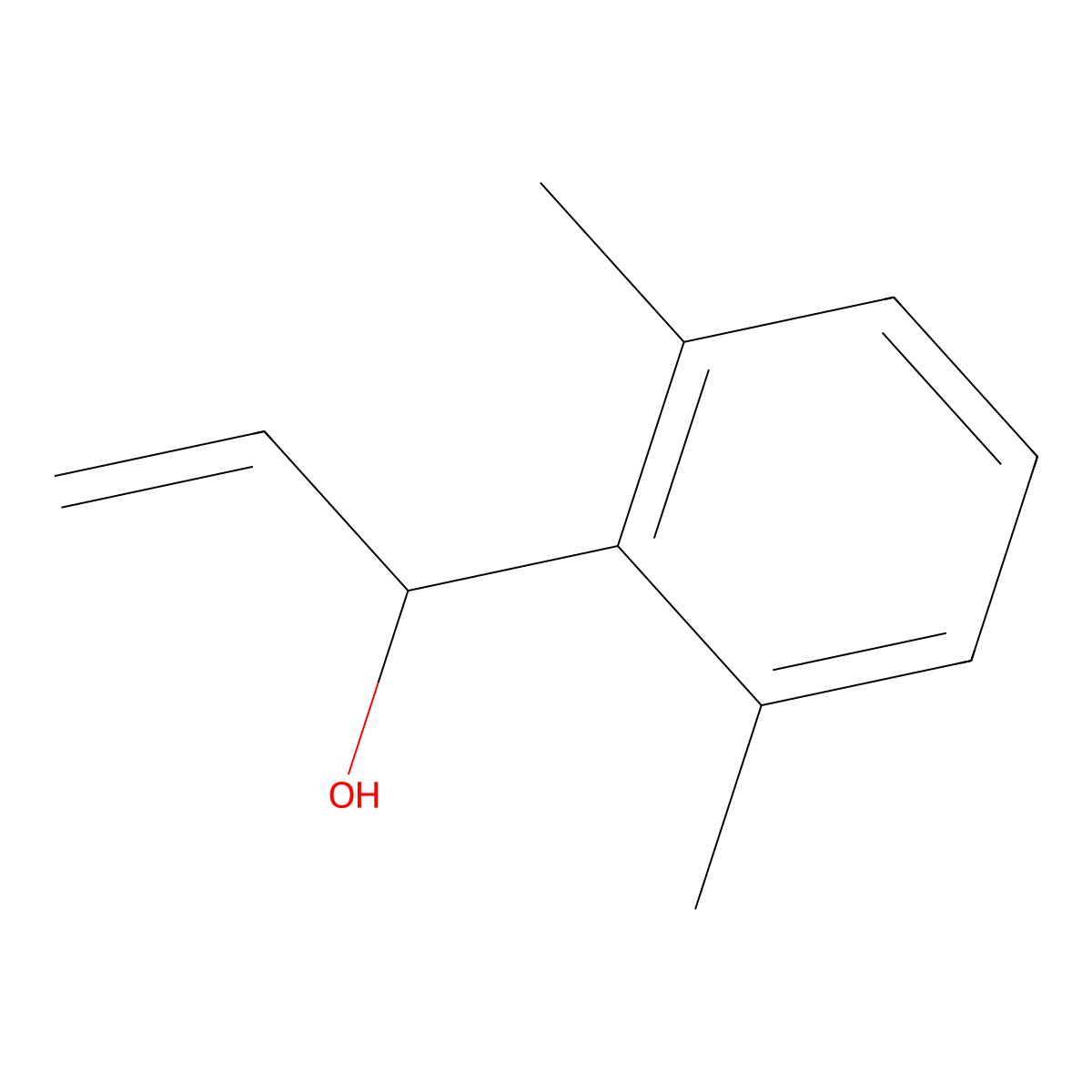 1-(2,6-Dimethylphenyl)prop-2-en-1-ol molecular structure, CAS 1555908-83-2